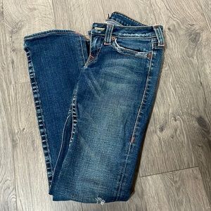 True Religion Low Rise Boot Cut Jeans